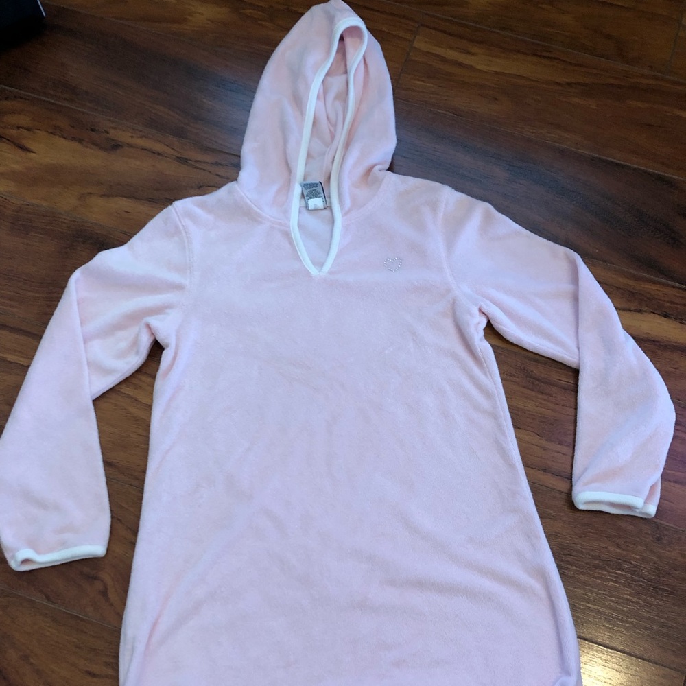 Light pink swimsuit coverup in girls size 8